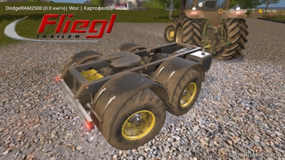 Мод "Fliegl Dolly EA Tandem v2.1" для Farming Simulator 2017