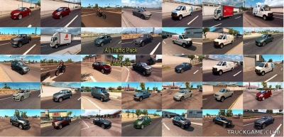 Мод "Ai traffic pack by Jazzycat v4.0" для American Truck Simulator