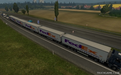Мод "Multiple Trailers v1.01" для Euro Truck Simulator 2