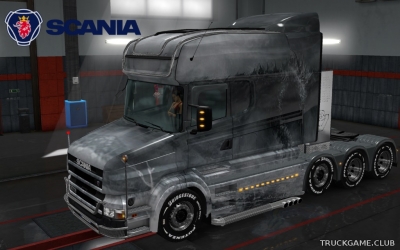 Мод "Scania T Longline Monstr Skin v2.0" для Euro Truck Simulator 2