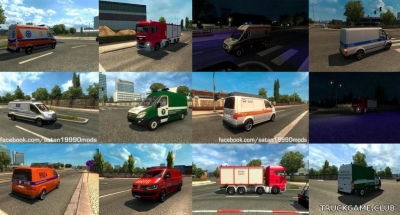Мод "Polish Special Vehicles v1.0" для Euro Truck Simulator 2