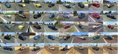 Мод "Ai traffic pack by Jazzycat v6.9" для Euro Truck Simulator 2