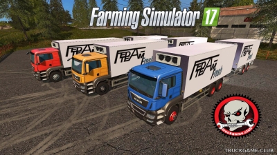 Мод "MAN FeDa Fresh truck v1.0" для Farming Simulator 2017