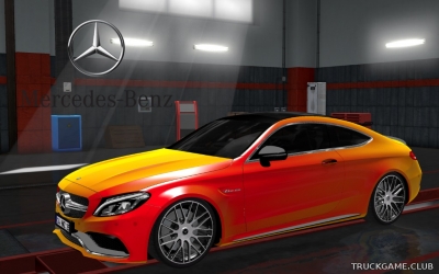 Мод "Mercedes C63S AMG v2.0" для Euro Truck Simulator 2