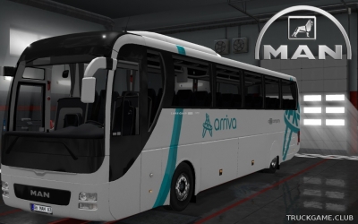 Мод "MAN Lions Coach Arriva Skin" для Euro Truck Simulator 2