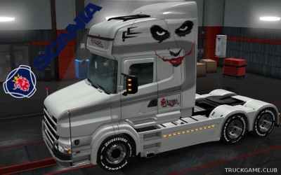 Мод "Scania T Topline Joker Skin" для Euro Truck Simulator 2
