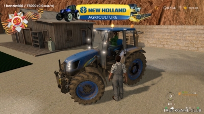 Мод "New Holland T5000 FL v1.0" для Farming Simulator 2017