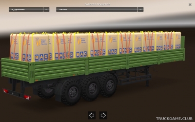 Мод "Big Bags Agrar Trailer" для Euro Truck Simulator 2