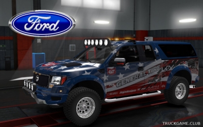 Мод "Ford F150 SVT Raptor v2.3" для Euro Truck Simulator 2