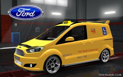 Мод "Ford Tourneo Courier" для Euro Truck Simulator 2