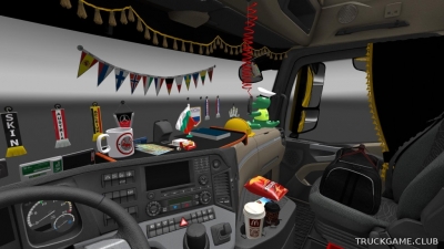 Мод "Addons for DLC Cabin V3.8.2" для Euro Truck Simulator 2