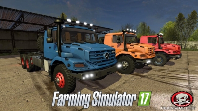 Мод "Mercedes-Benz Zetros v1.0" для Farming Simulator 2017