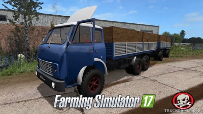 Мод "МАЗ-514 + Нефаз-8560 v1.0" для Farming Simulator 2017