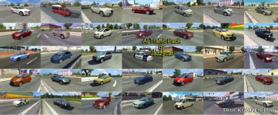 Мод "Ai traffic pack by Jazzycat v7.2" для Euro Truck Simulator 2