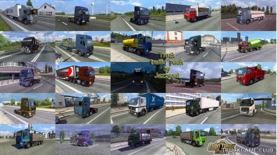 Мод "Truck traffic pack by Jazzycat v3.0" для Euro Truck Simulator 2