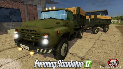 Мод "ЗиЛ-130 + прицеп v1.1" для Farming Simulator 2017