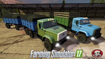 Мод "ЗиЛ-4334 + ГКБ-819 v1.1" для Farming Simulator 2017