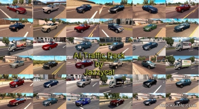 Мод "Ai traffic pack by Jazzycat v4.4" для American Truck Simulator
