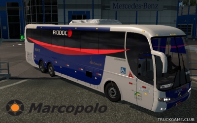Мод "Marcopolo Paradiso G6 1200 6x2" для Euro Truck Simulator 2