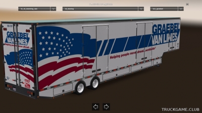 Мод "RD Moving Van" для American Truck Simulator
