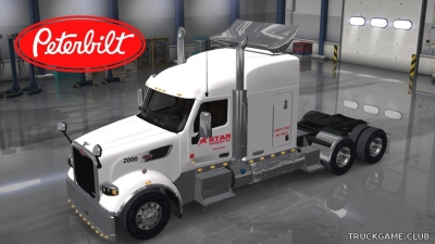 Мод "Peterbilt 567 Star Transport Skin" для American Truck Simulator