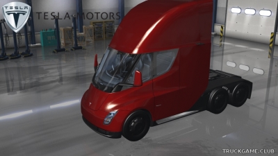 Мод "Tesla Semi Truck & Trailer 2019" для American Truck Simulator