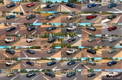 Мод "Ai traffic pack by Jazzycat v4.5" для American Truck Simulator