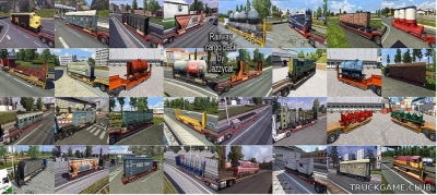 Мод "Railway cargo pack by Jazzycat v1.8.5" для Euro Truck Simulator 2