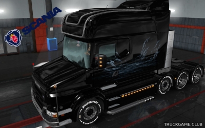 Мод "Scania T Longline Wolf Skin v3.0" для Euro Truck Simulator 2