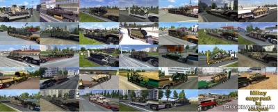 Мод "Military cargo pack by Jazzycat v2.6" для Euro Truck Simulator 2