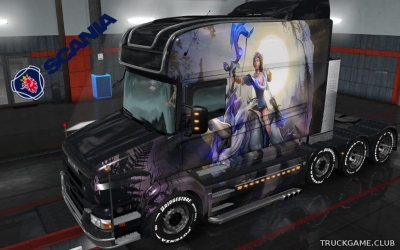 Мод "Scania T Longline Mirana Skin" для Euro Truck Simulator 2