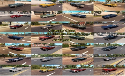 Мод "Classic Ai traffic pack by Jazzycat v1.8" для American Truck Simulator