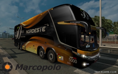 Мод "Marcopolo Paradiso G7 1800 DD 8x2" для Euro Truck Simulator 2
