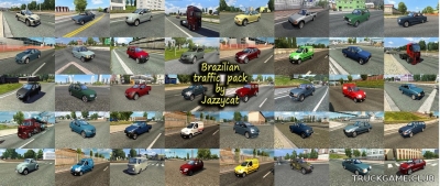 Мод "Brazilian traffic pack by Jazzycat v2.2" для Euro Truck Simulator 2