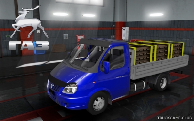 Мод "ГАЗ-3302 Бизнес" для Euro Truck Simulator 2