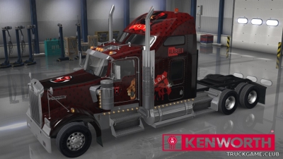 Мод "Kenworth W900 LDA Costa Rica Skin" для American Truck Simulator