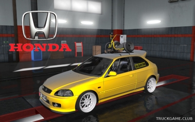 Мод "Honda Civic EK9 v2.1" для Euro Truck Simulator 2