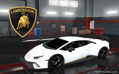 Мод "Lamborghini Huracan" для Euro Truck Simulator 2