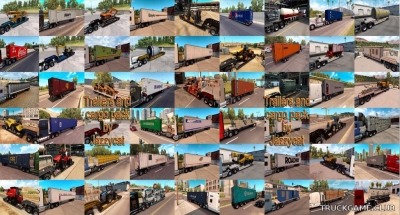 Мод "Trailers and cargo pack by Jazzycat v2.2" для American Truck Simulator