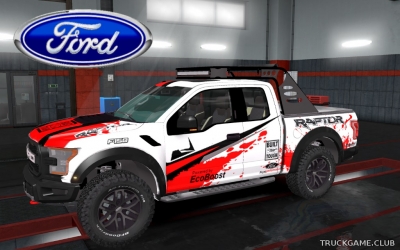 Мод "Ford F150 Raptor 2017" для Euro Truck Simulator 2