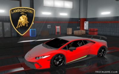 Мод "Lamborghini Huracan v2.0" для Euro Truck Simulator 2