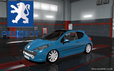 Мод "Peugeot 207 RC" для Euro Truck Simulator 2