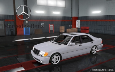 Мод "Mercedes S600 W140 v1.2" для Euro Truck Simulator 2