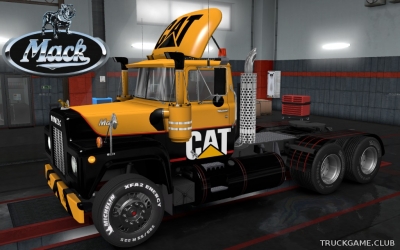Мод "Mack R CAT Skin" для Euro Truck Simulator 2