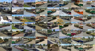 Мод "Military cargo pack by Jazzycat v2.8" для Euro Truck Simulator 2
