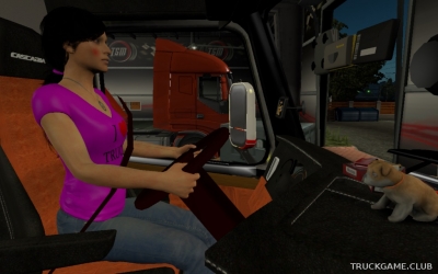 Мод "Improved woman driver" для Euro Truck Simulator 2