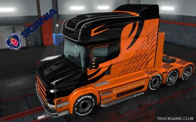 Мод "Scania T Longline Lorod Skin" для Euro Truck Simulator 2