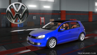 Мод "Volkswagen Golf 6" для Euro Truck Simulator 2