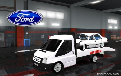 Мод "Ford Transit Pickup 2010" для Euro Truck Simulator 2