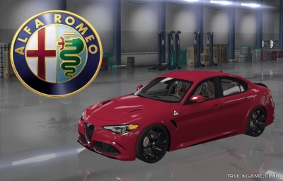Мод "Alfa Romeo Giulia" для American Truck Simulator